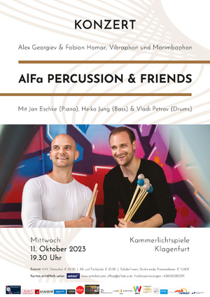 AlFa Percussion & friends Workshop und Konzert
